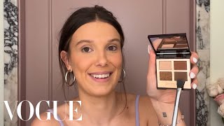 Millie Bobby Browns Date Night Beauty Routine  Beauty Secrets  Vogue [upl. by Hairym983]