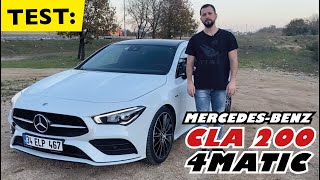 TEST Mercedes  Benz CLA 200 4MATIC  133 turbo motor nasıl I 2021 Test [upl. by Rimat]