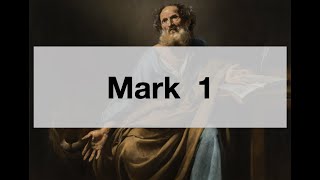 Mark 1 New Testament The first Gospel written Starting with Jesus baptism [upl. by Nnoryt934]