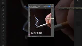 Make Cigarette Smoke Easily Using Photoshop YT [upl. by Pelagia]