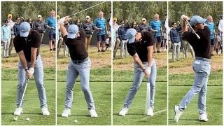 Rory Mcilroy Iron Swing Sequence and Slowmotion 2023 Genesis Invitational [upl. by Ayifa340]