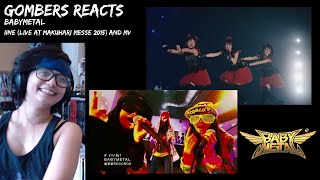 BABYMETAL  Iine at Makuhari Messe 2015  Official MV REACTION check desc  Gombers Reacts [upl. by Berni]