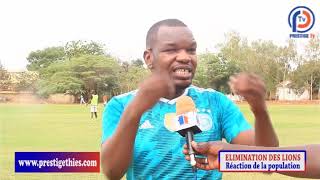 REACTION DES THIESSOIS APRES LELIMINATION DU SENEGAL EN COUPE DU MONDE [upl. by Sil]