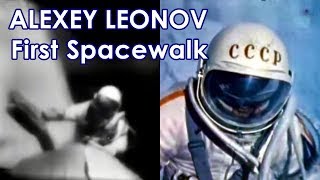 First Spacewalk real speed 2 cameras  Alexey Leonov  VOSKHOD 2 1965 [upl. by Hedley547]