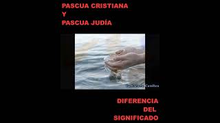 PASCUA cristiana y judía DIFERENCIA significado [upl. by Gereron]