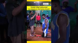 Goliath Mtall welcomed by prayers in his home church nairobi shorts [upl. by Irvine773]