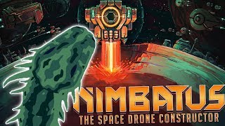 Nimbatus  WORLD DEVOURER SNAKE vs The Mega Laser  Space Drone Building  Nimbatus Gameplay Part 1 [upl. by Maag]