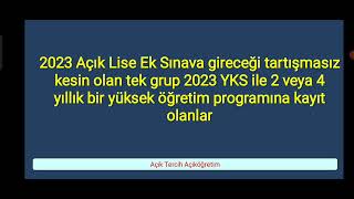 Diploması olmayan Açık Liselilerin üniversiteye kayıtları nasıl yapılır [upl. by Koser]