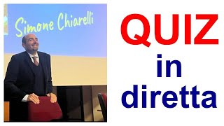 Simone Chiarelli QUIZ IN DIRETTA [upl. by Noreg]