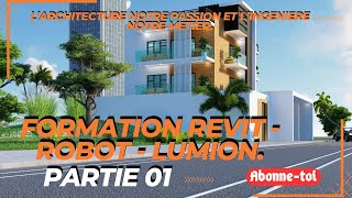 FORMATION R  R  L PARTIE 01 IMPORTATION DES FICHIERS DWG ET PDF VERS REVIT [upl. by Asirehc]