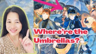 The Umbrellas Renoir 雨伞（雷诺阿） blending impressionist and realist styles emphasizing its isolation [upl. by Lizzie]