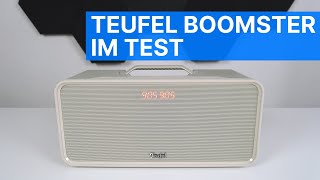 Der beste Bluetooth Lautsprecher mit DAB Teufel Boomster Test [upl. by Llertnad]