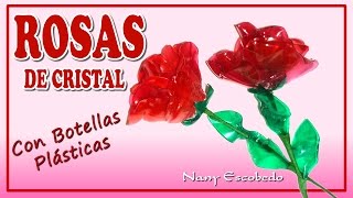 ROSAS DE CRISTAL CON BOTELLAS PLÁSTICAS [upl. by Jennine]