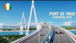 LE PROJET DE CONSTRUCTION DU PONT DE VRIDI EN CÔTE DIVOIRE  études en cours [upl. by Ettennaj]