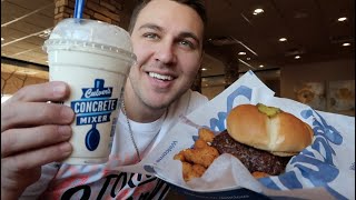 CULVERS Butter Burger WOW First time trying it [upl. by Ehtyaf]