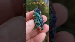 Azurite Malachite danieleprospector minerali minerals mineralogy [upl. by Wilkey]