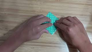 Easy Origami Crane Tutorial [upl. by Odnalra]