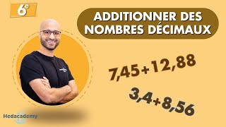 ADDITIONNER DES NOMBRES DÉCIMAUX [upl. by Thursby497]