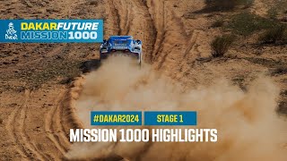 Mission 1000 Highlights  Stage 1  Dakar2024 [upl. by Nemracledairam690]