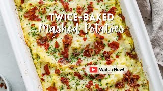 TWICEBAKED Mashed Potatoes [upl. by Yedarb]