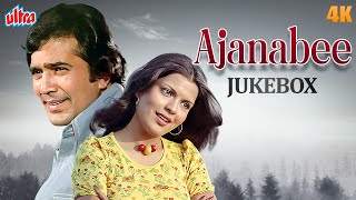 Ek Ajnabee Haseena Se  Ajanabee 4K Jukebox  Rajesh Khanna  Zeenat Aman  Old Classic Hindi Songs [upl. by Aspia]