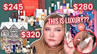 I Spent 850 on 3 LUXURY Beauty Advent Calendars So You Dont Have To [upl. by Yerok599]