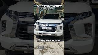 2025 MONTERO SPORT GLX MANUAL  WHITE DIAMOND ZERO DOWN PAYMENT shorts monterosport2025 [upl. by Radcliffe629]