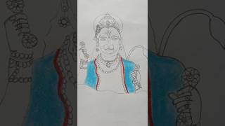 Bajrangbali easy drawing drawingbajrangbalidrawing [upl. by Smailliw]