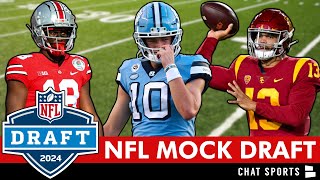 2024 NFL Mock Draft 1st Round Projections amp Some 2nd Round Picks After Regular Season [upl. by Micah]