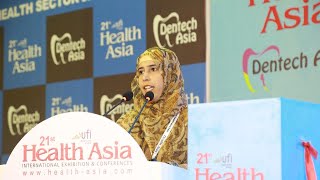 Dr Meisha Gul  Dentech Asia  21st Health Asia International Exhibition amp Conferences [upl. by Fullerton894]