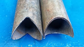 Metal Tube Joint Tricks  Round Tube Welding [upl. by Noramac]