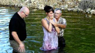 8 28 11 Baptism at Creek [upl. by Philipa]