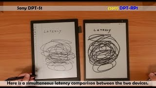 Sony Digital Paper DPTS1 vs DPTRP1 Digital Paper 2nd Generation Comparison Review Part 41 [upl. by Essilec743]