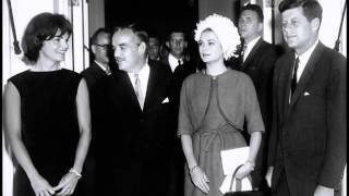 May 24 1961  President John F Kennedy bid farewell to Prince Ranier III and Princess Grace [upl. by Asyral]