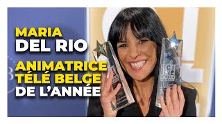 Maria Del Rio élue Meilleure Animatrice télé belge aux CinéTéléRevue Awards 2023 [upl. by Nido]