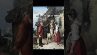 Marriage proposal in Helgoland art paint painting arthistory historical [upl. by Ialda]