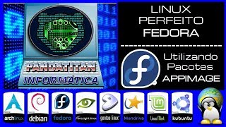 LINUX PERFEITO  Fedora  Usando APPIMAGE  PANDATITAN INFORMÁTICA [upl. by Bravin]