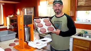 Making VenisonWild Game Burger Patties The Easy Way [upl. by Yttocs]