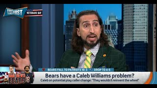 FIRST THINGS FIRST  Nick Wright HEATED STOP Blaming Caleb Williams For Chicago Bears Failing  NFL [upl. by Landers643]