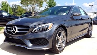 2015 MercedesBenz C Class C300 Sport Full Review Start Up Exhaust [upl. by Felipa718]