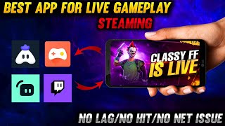 Best Live Streaming App For Android 🔥  Best Live Streaming App For Android Gaming No Lag   FF [upl. by Enirehs]