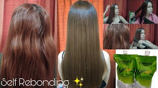 HOW TO REBOND YOUR OWN HAIR AT HOME  SUPER EASY STEP BY STEP TUTORIAL  VAN JAVIER [upl. by Renick]