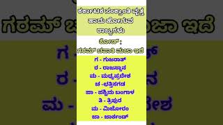 ಜಿಕೆ tricks kannada karnataka [upl. by Lamaaj]