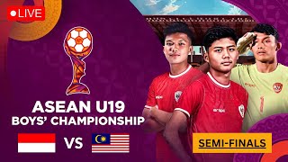 🔴 LIVE  INDONESIA VS MALAYSIA  ASEAN U19 BOYS CHAMPIONSHIPS 2024 Live Scores [upl. by Ahseneuq]