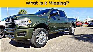 2022 RAM 2500 Laramie Sport Review  RAM Still Wont Let You Order This Color With A Popular PKG [upl. by Yasmin301]