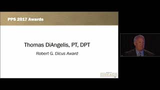 Tom DiAngelis 2017 Rober G Dicus Award Speech [upl. by Adon927]