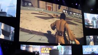 Kinect Star Wars E3 2011 demo [upl. by Ramona]