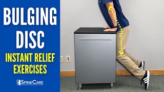 Best Exercises to Decompress a Bulging Disc for INSTANT RELIEF [upl. by Earased]