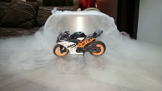 KTM RC 390 vs Dry ice and hot water experiment [upl. by Lizned]