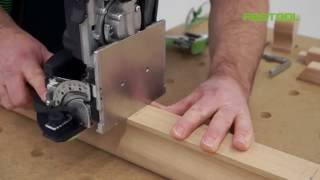 Festool TV Folge 80 DOMINO Verbindungssystem – Gestellverbindungen und Positionieren von Leisten [upl. by Aerdma633]